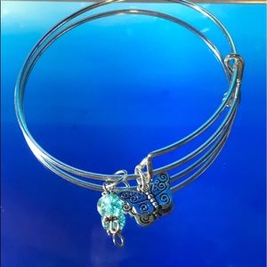 Butterfly charm bracelet